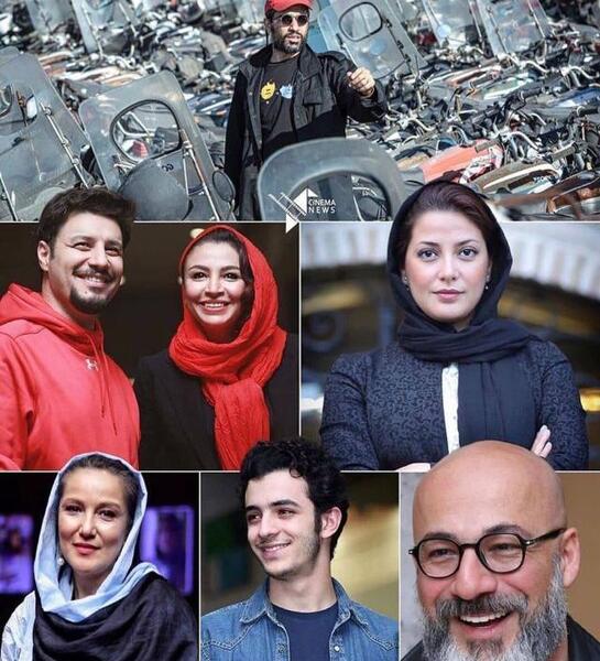 عکس بازیگران فیلم شنای پروانه