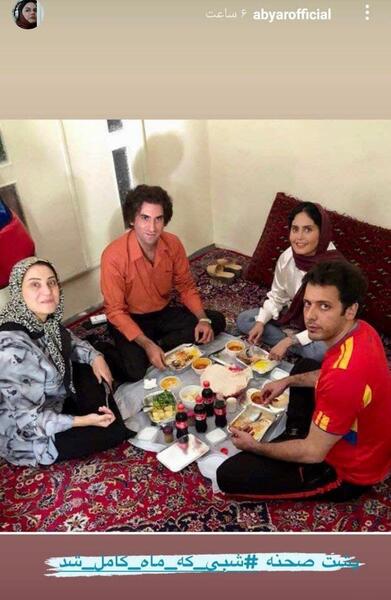 عکس شخصیت های واقعی فیلم شبی که ماه کامل شد