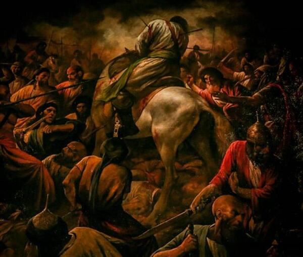 عکس نقاشی برای عاشورا