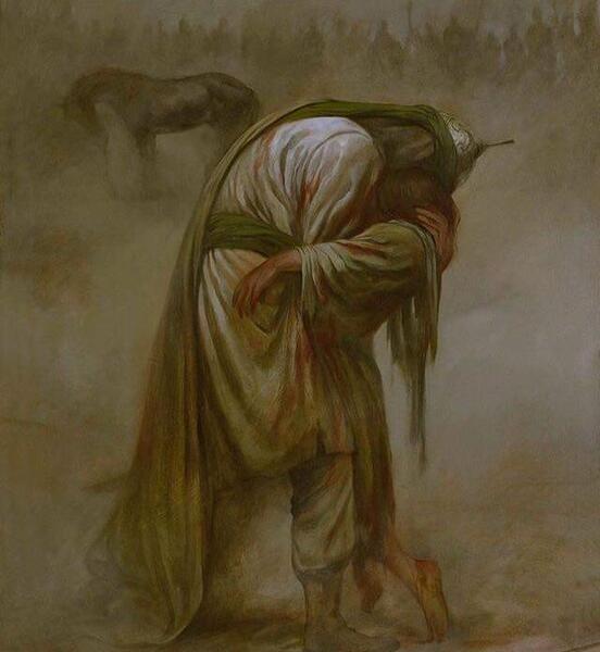 عکس عاشورایی حسن روح الامین
