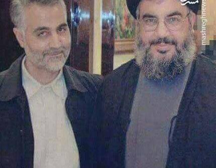 عکس حاج قاسم و سید حسن نصرالله