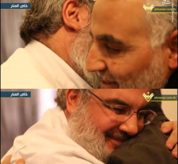 عکس حاج قاسم و سید حسن نصرالله