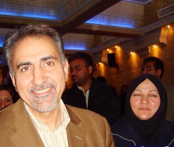 عکس عبدالمالک ریگی و همسرش