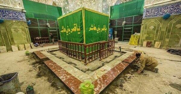 عکس داخل قبر حضرت ابوالفضل