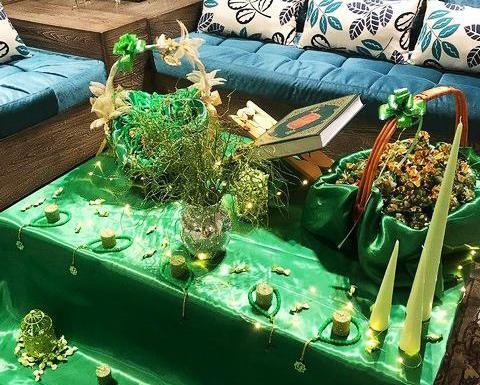عکس سفره نذری حضرت ابوالفضل