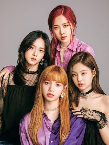 عکس اعضای بی تی اس و بلک پینک با هم