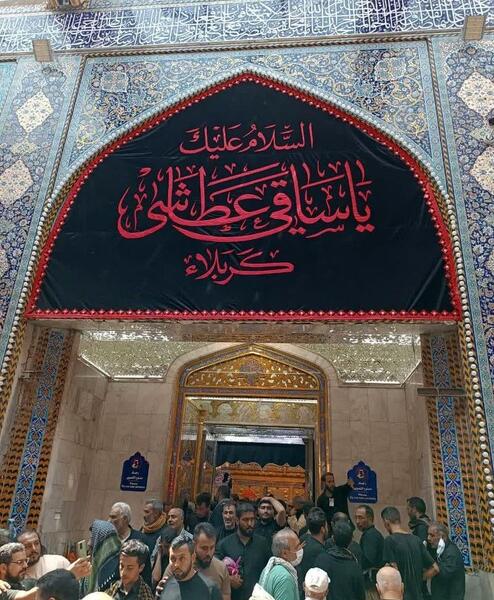 عکس حرم حضرت عباس و امام حسین