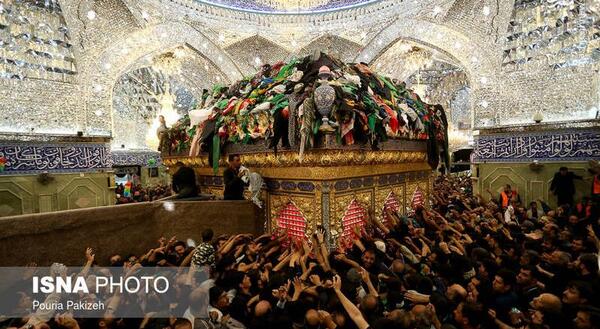 عکس حرم حضرت عباس و امام حسین