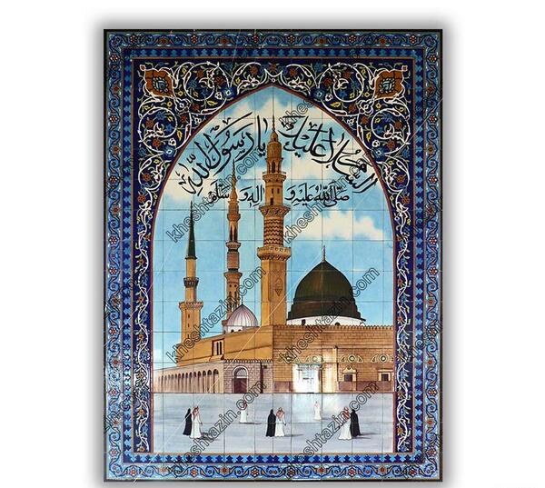 عکس نقاشی حرم حضرت ابوالفضل