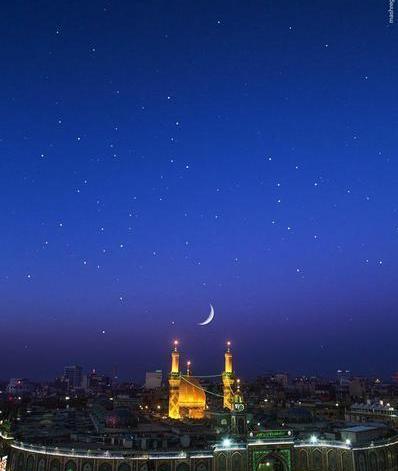 عکس گنبد و گلدسته حضرت عباس