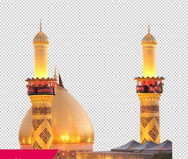 عکس گنبد و گلدسته حضرت عباس