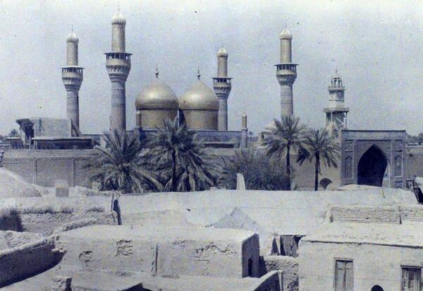 عکس قدیمی حرم حضرت عباس