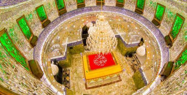 عکس داخل قبر حضرت عباس