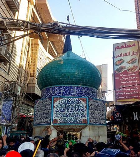 عکس قبر دست حضرت عباس
