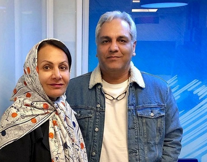 عکس مهران مدیری و همسرش در فرانسه