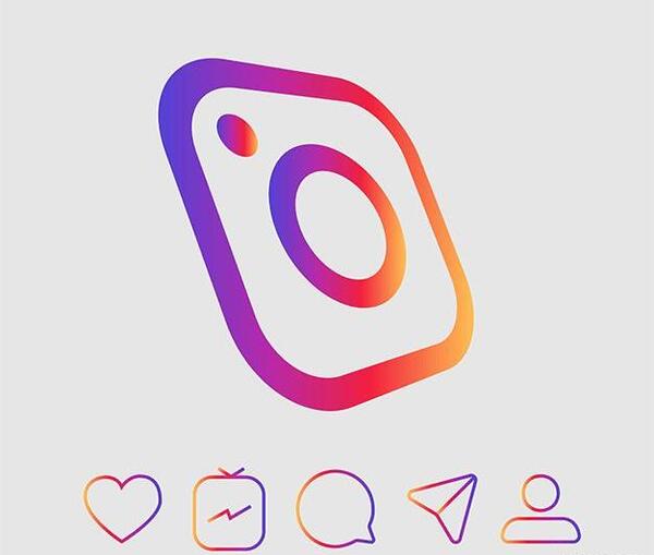 عکس لوگوی اینستاگرام برای فتوشاپ