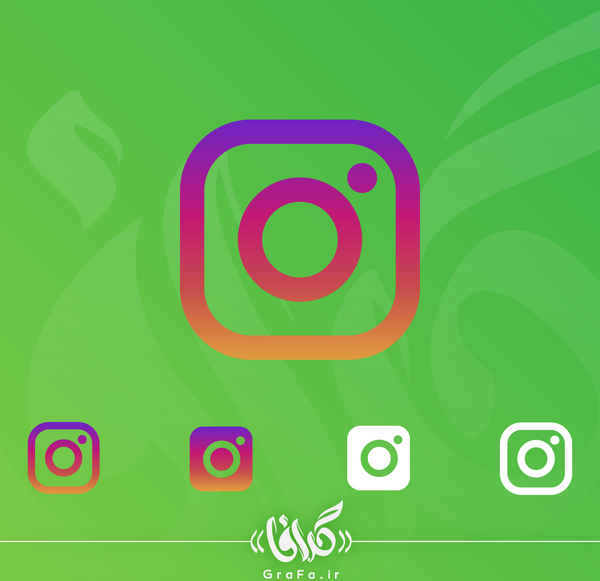 عکس لوگوی اینستاگرام برای فتوشاپ