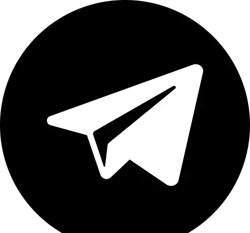 عکس لوگوی تلگرام مشکی