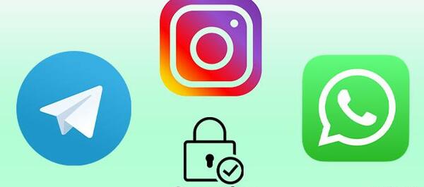 عکس لوگوی اینستا و تلگرام