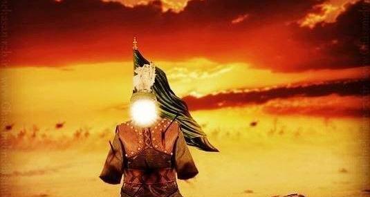 عکس لحظه شهادت حضرت عباس
