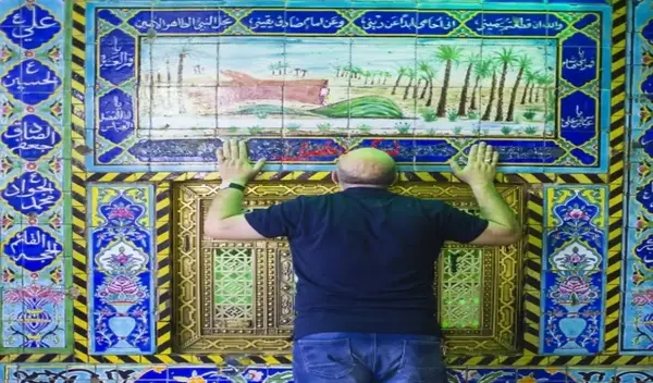 عکس دست حضرت عباس در کربلا