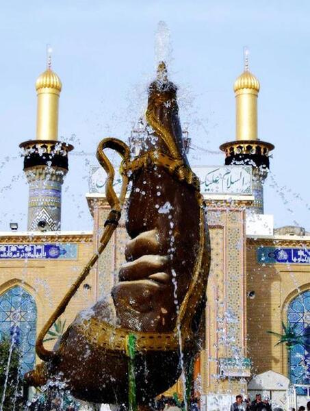 مشک عکس حضرت عباس در کربلا