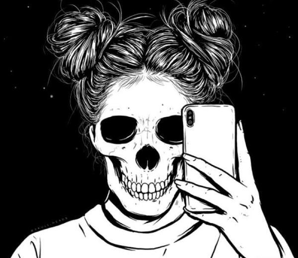 عکس نوشته اسکلت