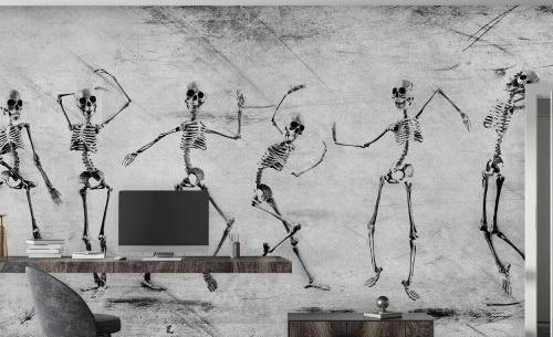 عکس اسکلت برای نقاشی ساده