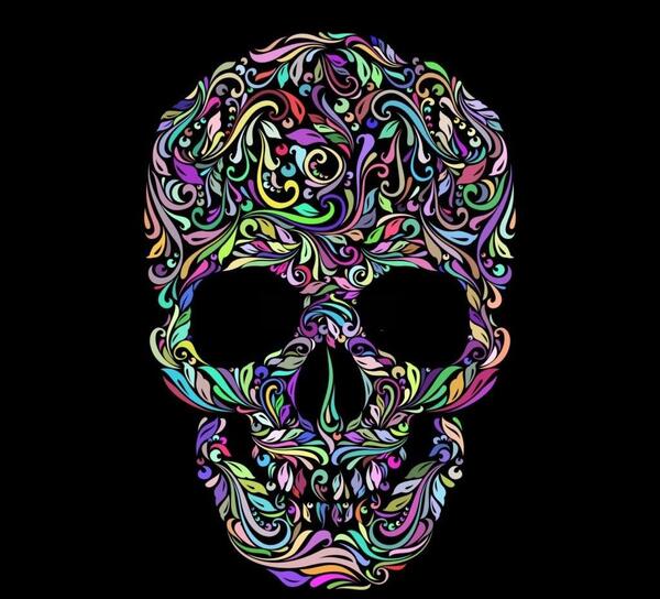 عکس اسکلت قرمز خفن