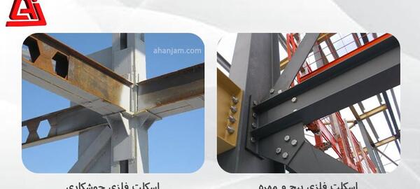 عکس جوشکاری اسکلت فلزی