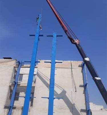 عکس جوشکاری اسکلت فلزی