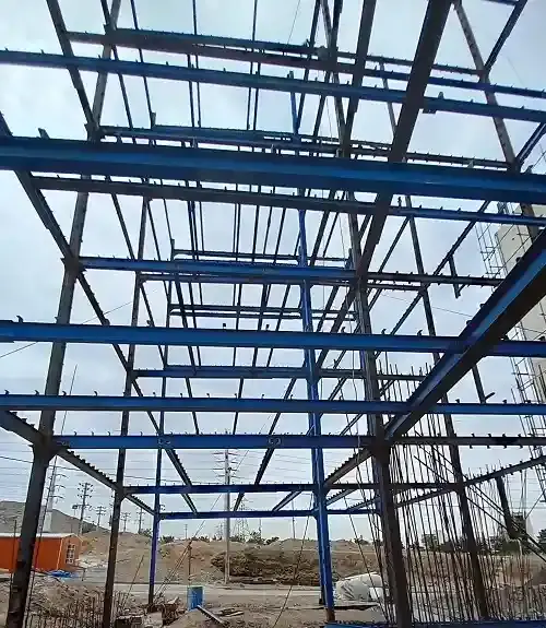 عکس جوشکاری اسکلت فلزی