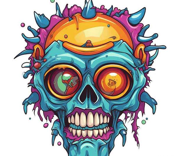 عکس دو اسکلت عاشق