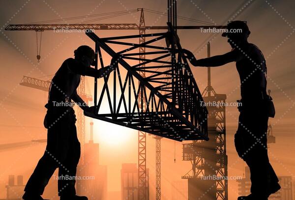 عکس جوشکاری اسکلت ساختمان