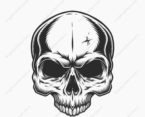 عکس کله اسکلت ساده