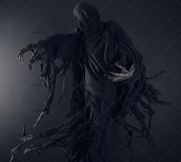 عکس اسکلت انسان سیاه سفید