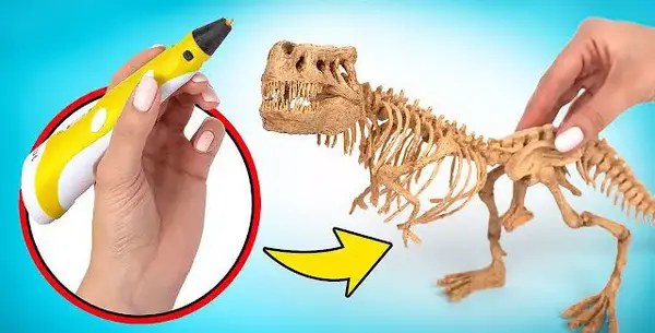 عکس کاردستی اسکلت با چوب کبریت