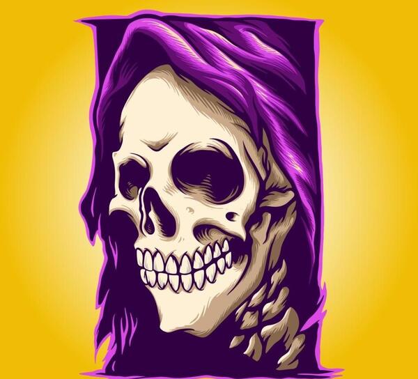 عکس اسکلت واسه تصویر زمینه