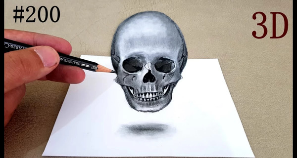 عکس اسکلت آسان برای نقاشی