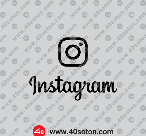 عکس لوگوی اینستاگرام سفید png