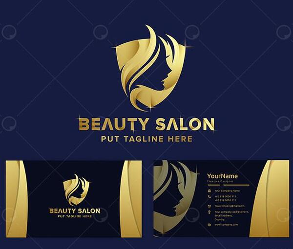 عکس بنر لوگوی آرایشگاه زنانه