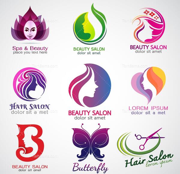 عکس لوگوی آرایشگاه زنانه