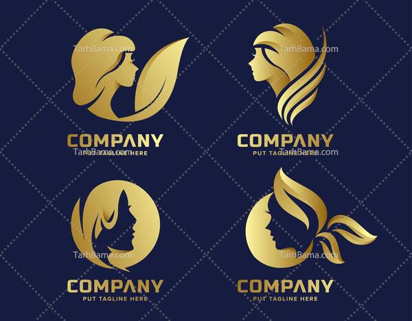 عکس وکتور لوگوی آرایشگاه زنانه