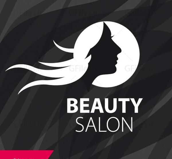 عکس وکتور لوگوی آرایشگاه زنانه
