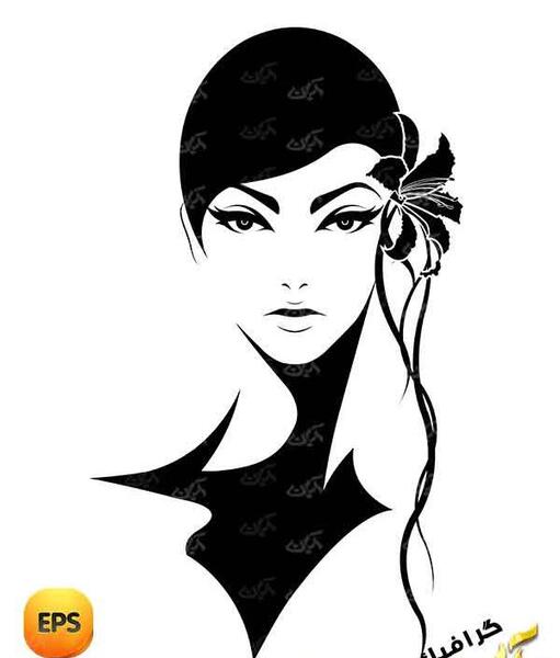 عکس وکتور لوگوی آرایشگاه زنانه