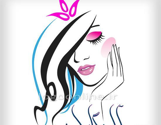 عکس طراحی لوگوی آرایشگاه زنانه
