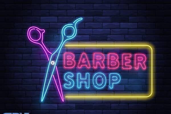 عکس طراحی لوگوی آرایشگاه مردانه