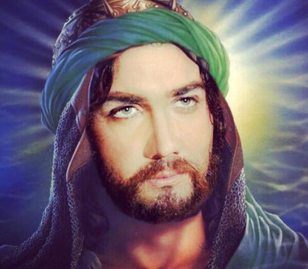 مختار چهره عکس حضرت ابوالفضل و امام حسین