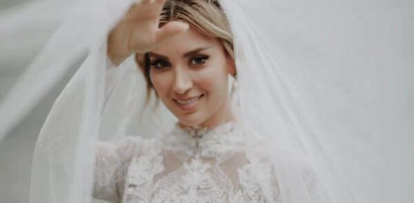 عکس لباس عروس مینا مختاری