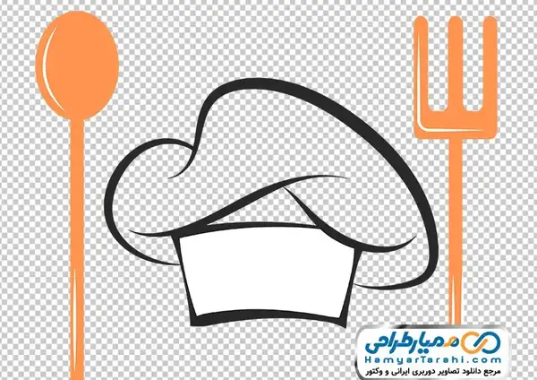 عکس لوگوی کلاه آشپزی